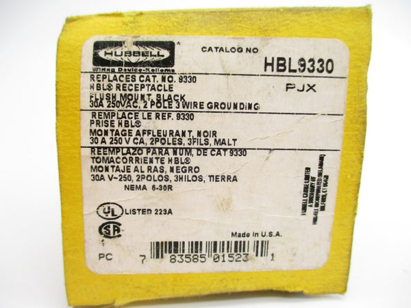 HUBBELL HBL9330 250VAC 30A NSMP