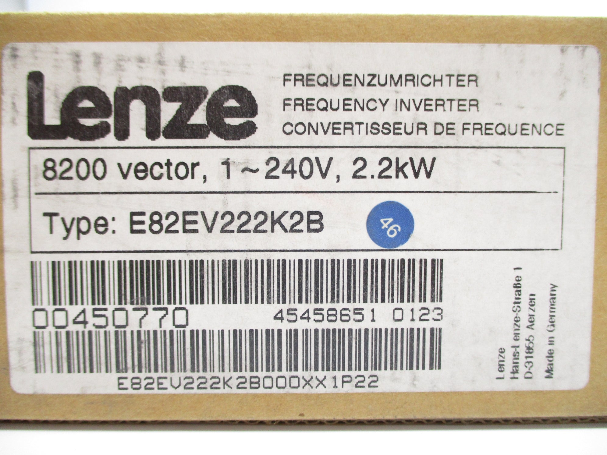 LENZE E82EV222K2B NSMP