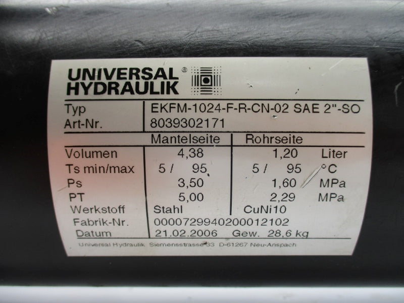 UNIVERSAL HYDRAULIK EKFM-1024-F-R-CN-02SAE2"-SO 8039302171 UNMP