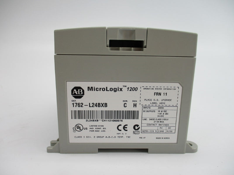ALLEN BRADLEY 1762-L24BXB SER. C F/W 11 24VDC 1A NSMP