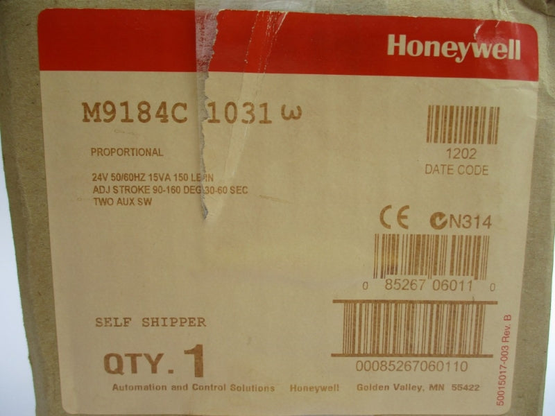 HONEYWELL M9184C1031 24V 30-60S NSMP