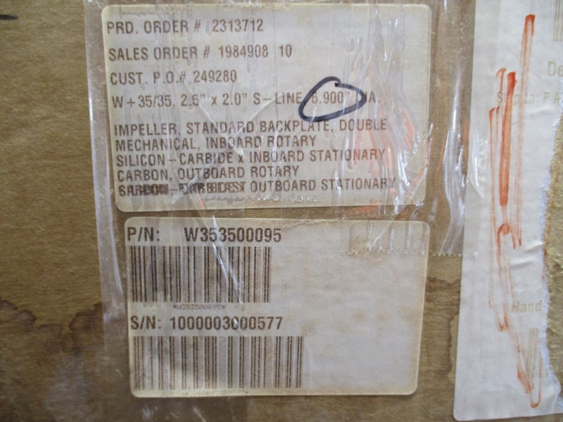 SPX W+35/35 W353500095 2.5"X2" NSMP