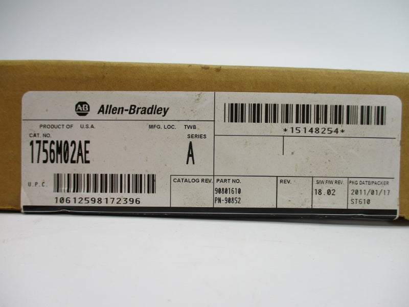 ALLEN BRADLEY 1756-M02AE SER. A F/W 18.02 DATE: 2011 NSFS