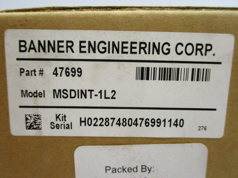 BANNER ENGINEERING MSDINT-1L2 47699 NSFS