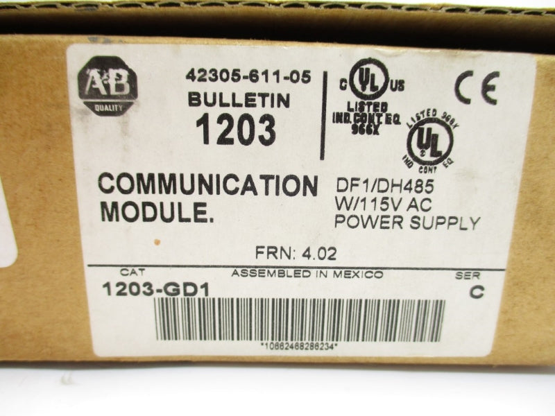 ALLEN BRADLEY 1203-GD1 SER. C F/W 4.02 115VAC NSMP
