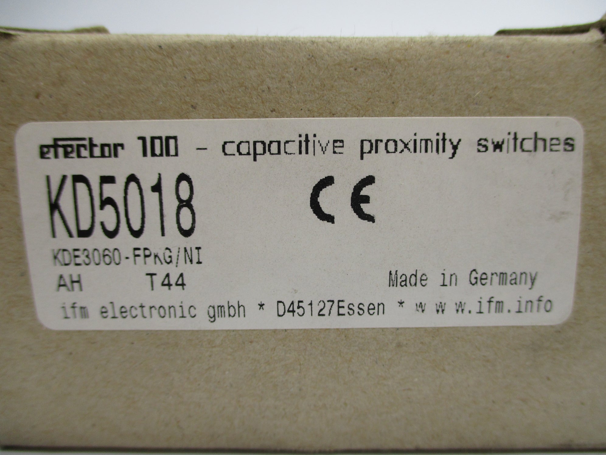 IFM EFECTOR KD5018 KDE3060-FPKG/NI NSMP