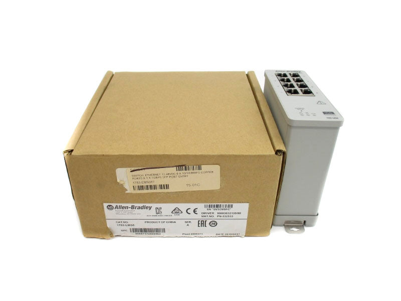 ALLEN BRADLEY 1783-LMS8 SER. A 12-24VDC 0.4-0.2A NSMP