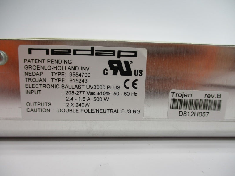 NEDAP 9554700 915243 208-277VAC 2.4-1.8A NSNP
