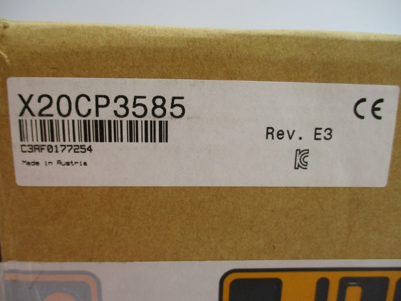 B&R AUTOMATION X20CP3585 24V 10A NSMP