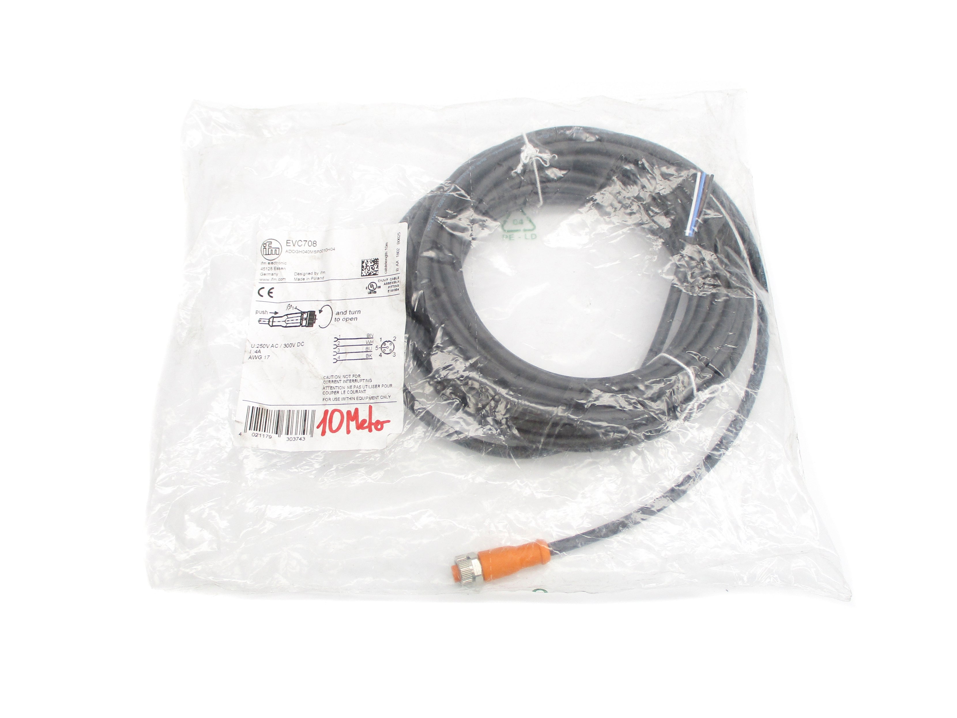 IFM EFECTOR EVC708 ADOGH040MSP0010H04 NSMP
