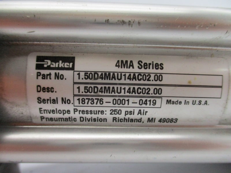 PARKER 1.50D4MAU14AC02.00 250PSI UNMP