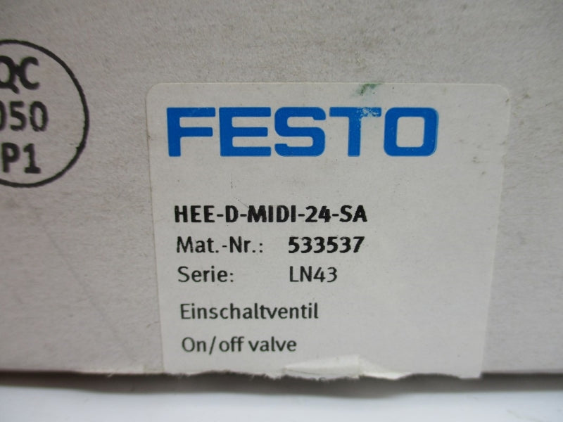FESTO HEE-D-MIDI-24-SA 533537 230PSI NSMP