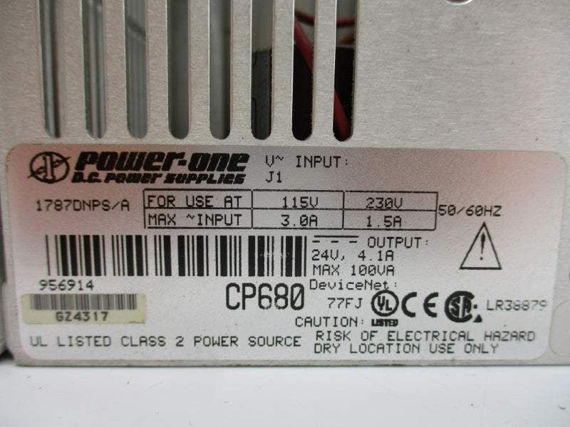 POWER-ONE CP680 230V 3.0A UNMP