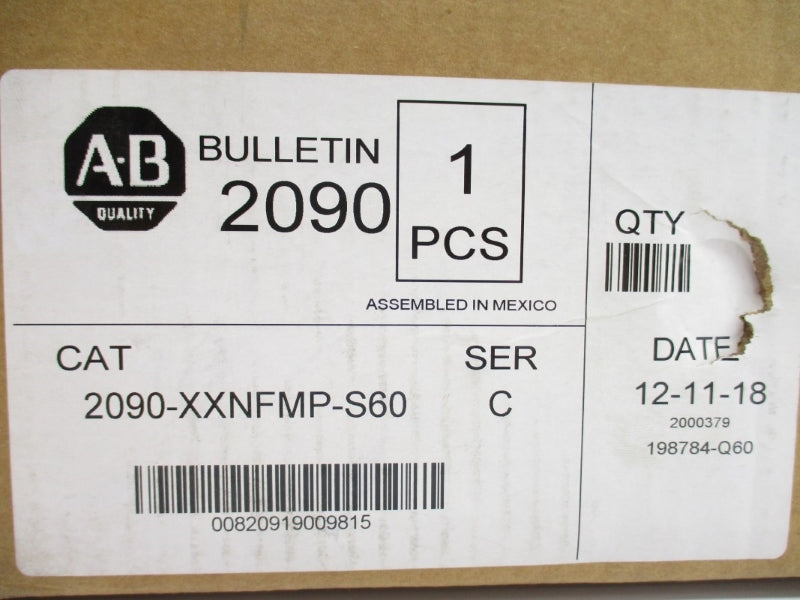 ALLEN BRADLEY 2090-XXNFMP-S60 SER. C NSMP