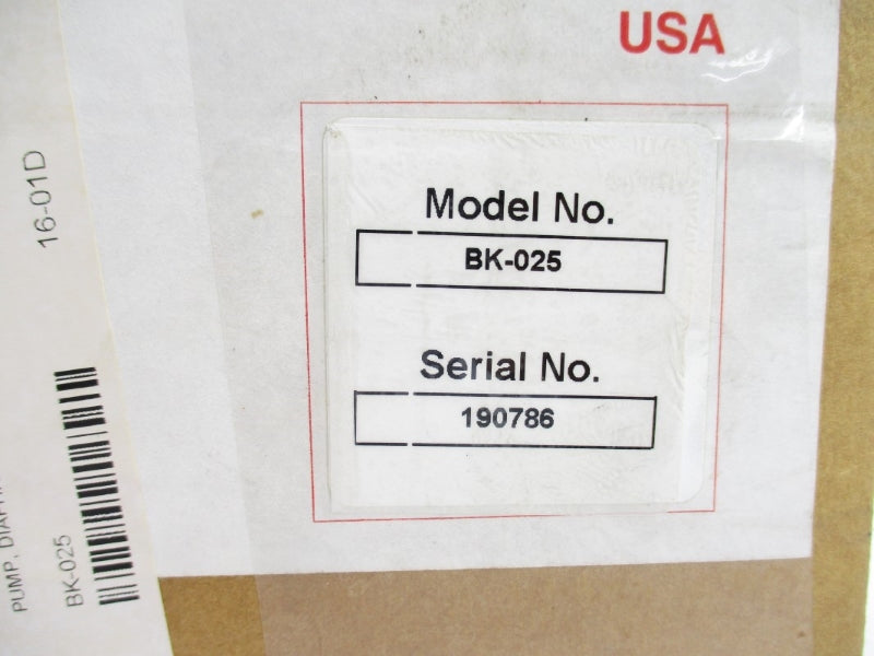 ALL-FLO PUMPS BK-025 NSMP