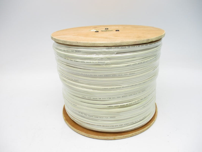 SIAMESE CABLE W-90S RG59U/20AWG 2/18AWG 1000FT (WHITE) NSMP
