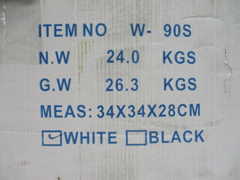 SIAMESE CABLE W-90S RG59U/20AWG 2/18AWG 1000FT (WHITE) NSMP