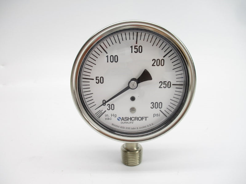 ASHCROFT 35-1009-SW-04L-30IMV&300#-XFW 300PSI 3-1/2" NSMP