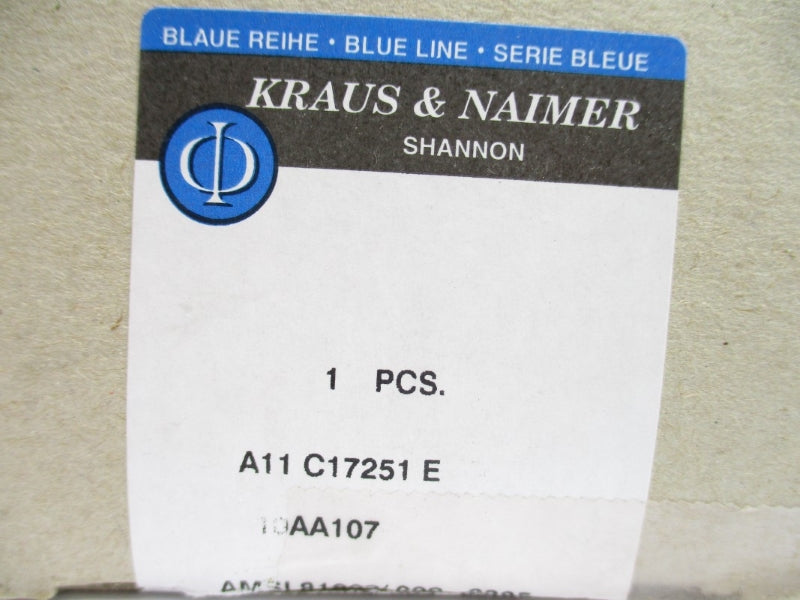 KRAUS & NAIMER A11C17251E 600VAC 10A NSMP