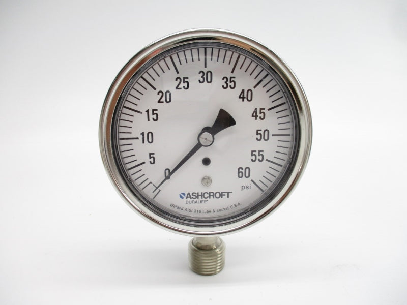 ASHCROFT 35-1009-SW-04L-60#-XFW 60PSI 3-1/2" NSMP