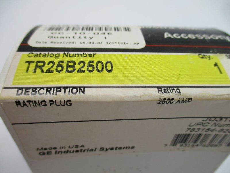 GENERAL ELECTRIC TR25B2500 2500A NSFS