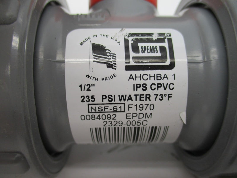 SPEARS 2329-005C 235PSI 73'F 1/2" NSNP