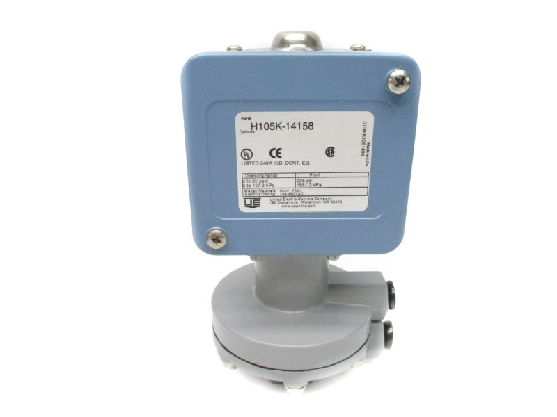 UNITED ELECTRIC CONTROLS H105K-14158 480VAC 15A 225PSI NSNP