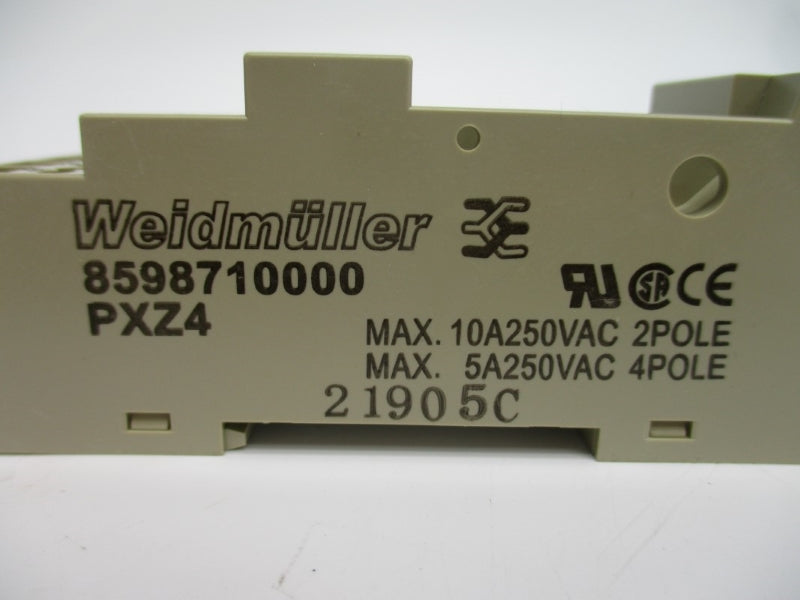 WEIDMULLER 8598710000 250VAC 10A NSNP