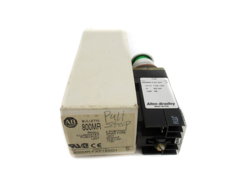 ALLEN BRADLEY 800MR-FXP16XD1 SER. D 120V (WH) NSMP