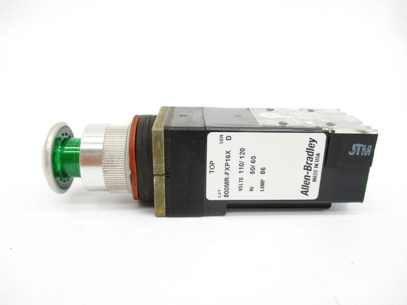 ALLEN BRADLEY 800MR-FXP16XD1 SER. D 120V (WH) NSMP