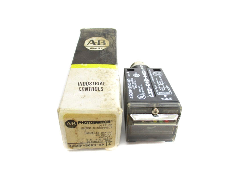 ALLEN BRADLEY 42GRP-9003-QD SER. A 40-264VAC (BK/YL) NSMP