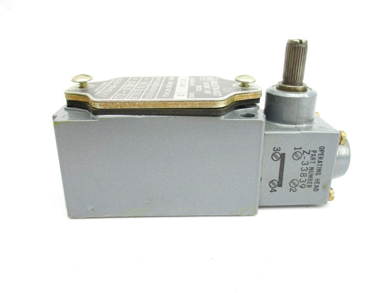 ALLEN BRADLEY 802T-A4 SER. D 600VAC/DC 6A (BK/YL) NSMP