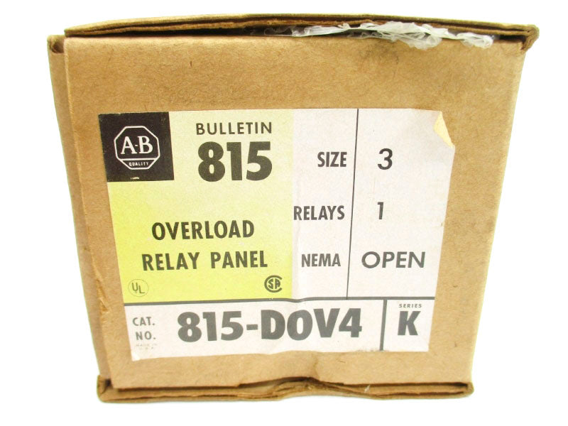 INDUSTRIAL SPARE PART 815-DOV4 SER. K 600VAC (BR/YL) NSMP