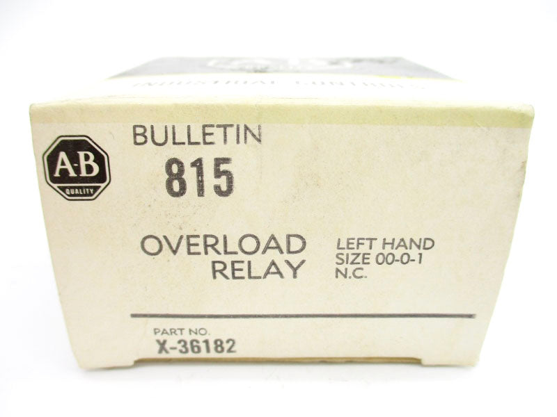 INDUSTRIAL SPARE PART X-36182 (BK/YL) NSMP