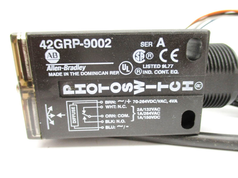 ALLEN BRADLEY 42GRP-9002 SER. A 70-264VAC/DC 2A (GY/BL) NSMP