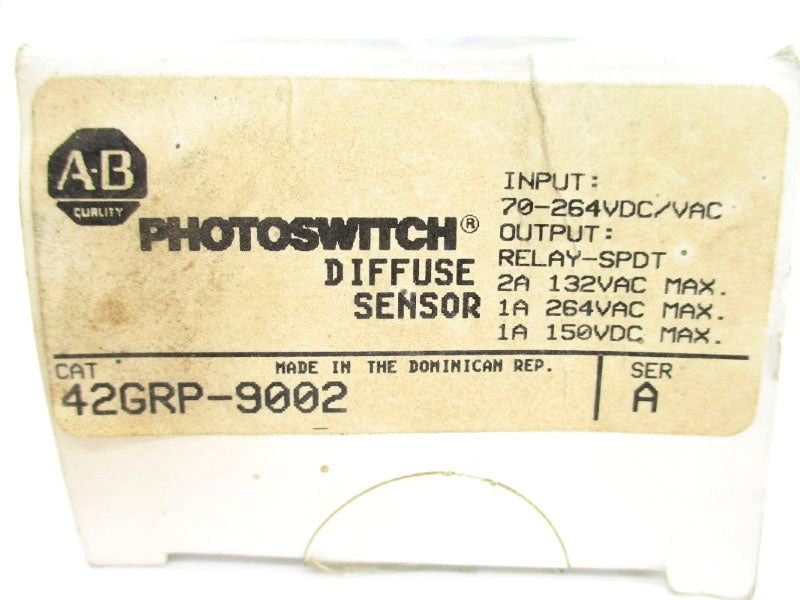 ALLEN BRADLEY 42GRP-9002 SER. A 70-264VAC/DC 2A (GY/BL) NSMP