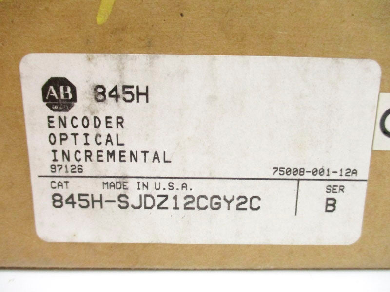 INDUSTRIAL SPARE PART 845H-SJDZ12CGY2C SER. B 5VDC (BR/WH) NSMP