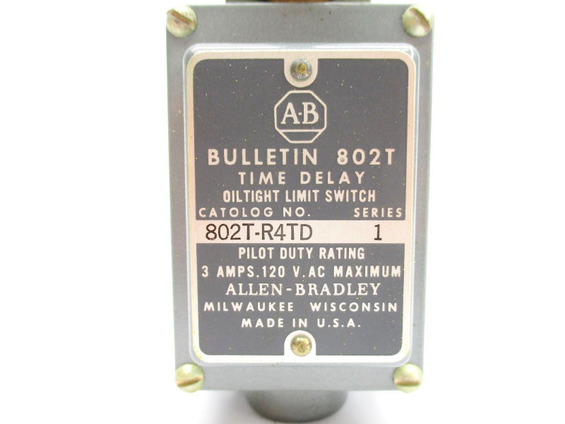 ALLEN BRADLEY 802T-R4TD SER. 1 120VAC 3A (BK/YL) NSMP
