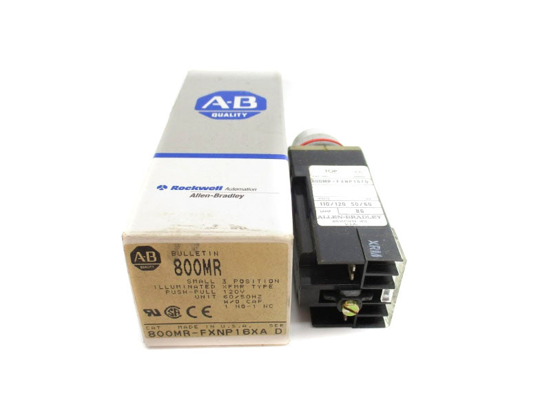 ALLEN BRADLEY 800MR-FXNP16XA SER. D 120V (GY/BL) NSMP