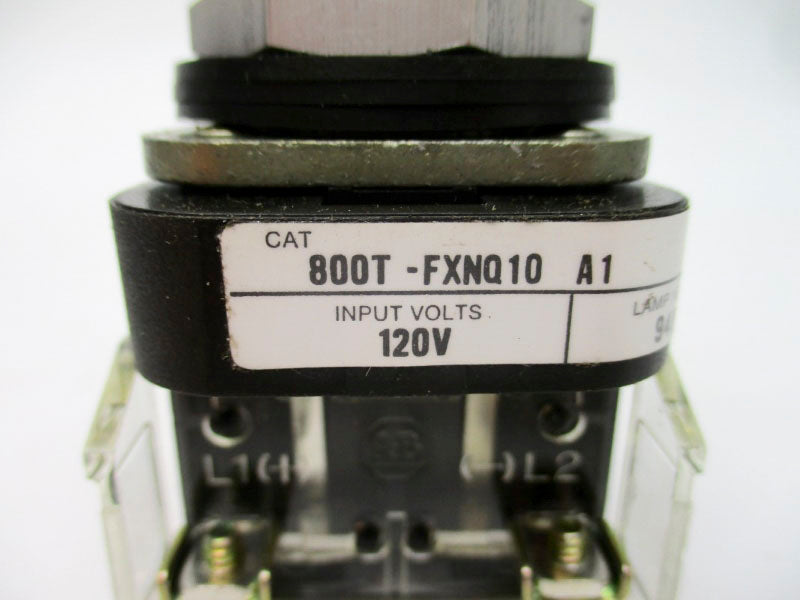 ALLEN BRADLEY 800T-FXNQ10RA1 SER. T 120V NSNP