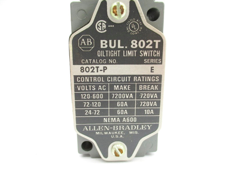 INDUSTRIAL SPARE PART 802T-P SER. E 120-600VAC 60A (BK/YL) NSMP