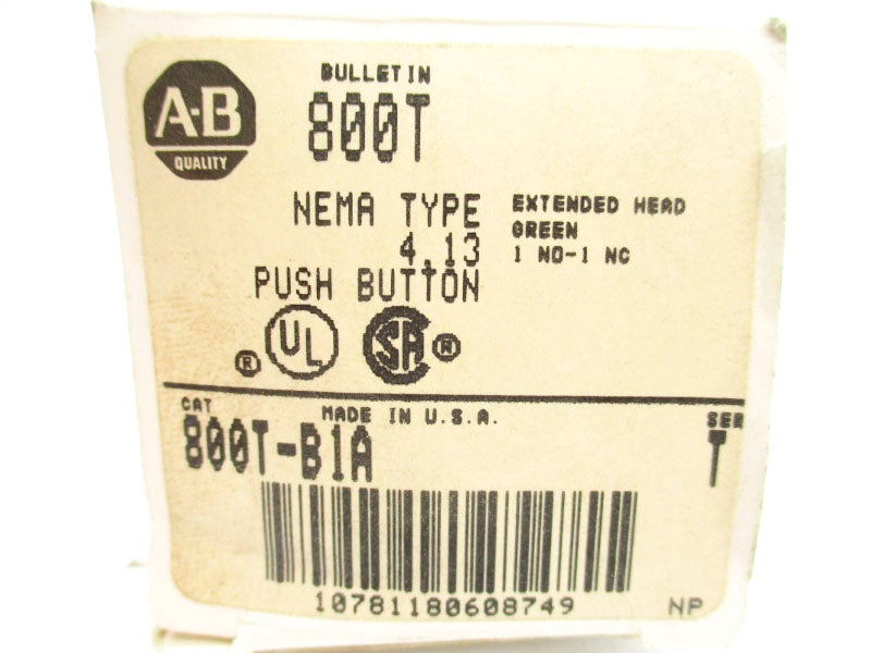 ALLEN BRADLEY 800T-B1A SER. T (GY/BL) NSMP
