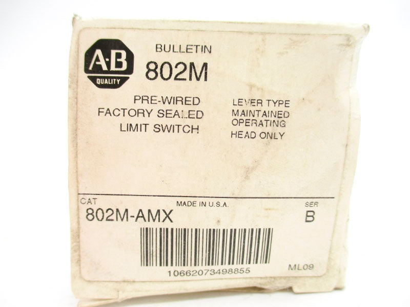 ALLEN BRADLEY 802M-AMX SER. B (WH) NSMP