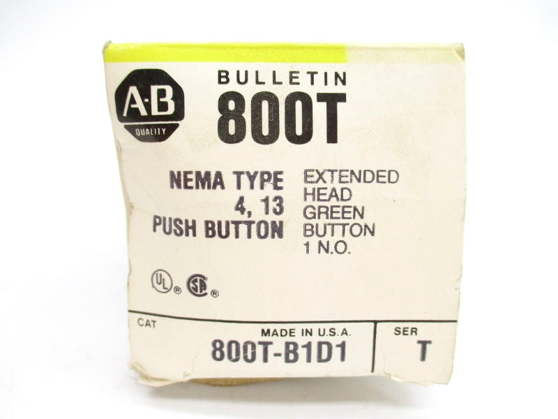 ALLEN BRADLEY 800T-B1D1 SER. T (BK/YL) NSMP