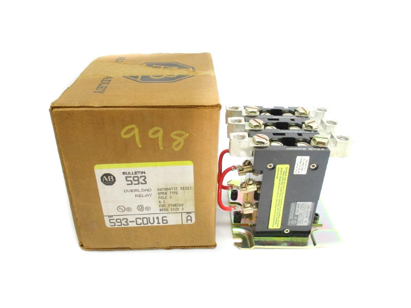 ALLEN BRADLEY 593-COV16 SER. A 120-600VAC (BR/YL) NSMP
