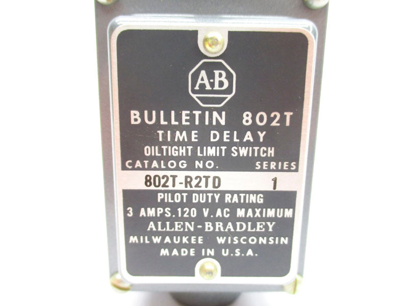 ALLEN BRADLEY 802T-R2TD SER. 1 120VAC 3A (BK/YL) NSMP
