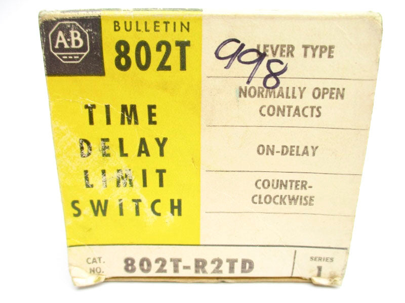 ALLEN BRADLEY 802T-R2TD SER. 1 120VAC 3A (BK/YL) NSMP
