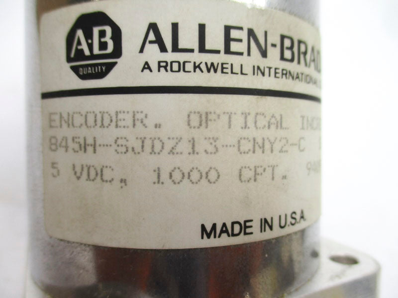ALLEN BRADLEY 845H-SJDZ13-CNY2-C SER. A 5VDC (BR/YL) NSMP