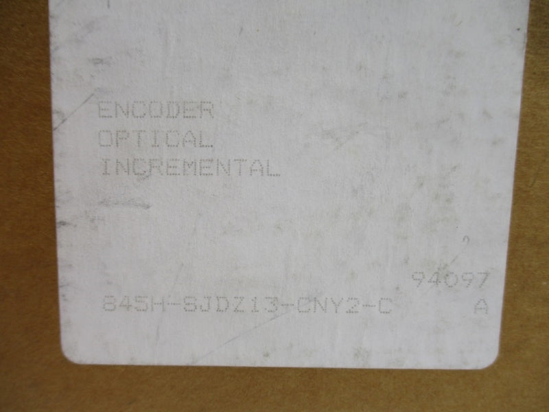 ALLEN BRADLEY 845H-SJDZ13-CNY2-C SER. A 5VDC (BR/YL) NSMP