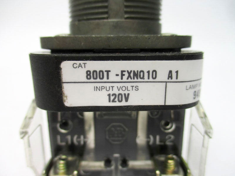 ALLEN BRADLEY 800T-FXNQ10 A1 SER. T 120V (AS PICTURED) NSNP